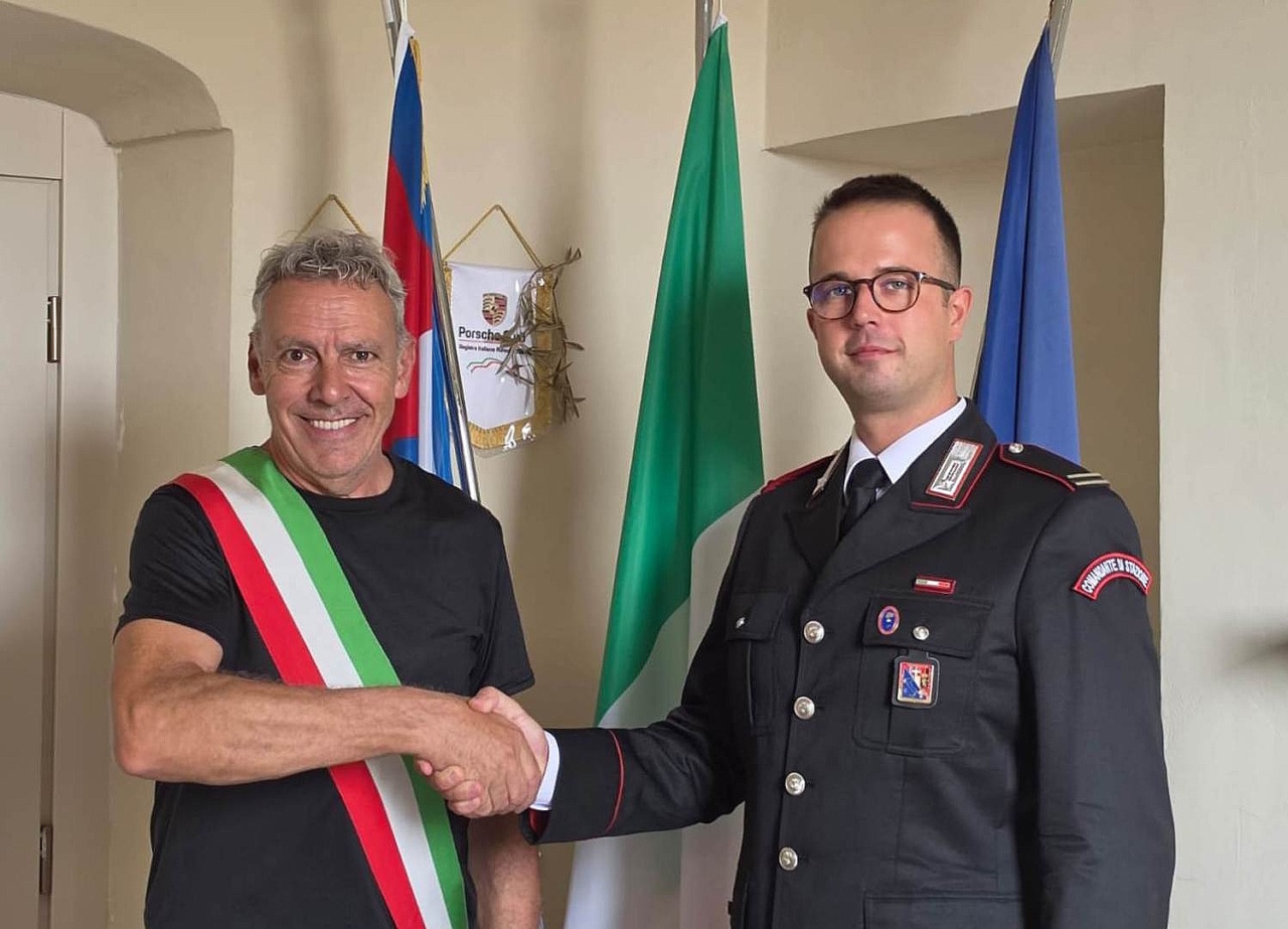 Il Maresciallo Andrea Margoni lascia il comando della Stazione Carabinieri di Fubine