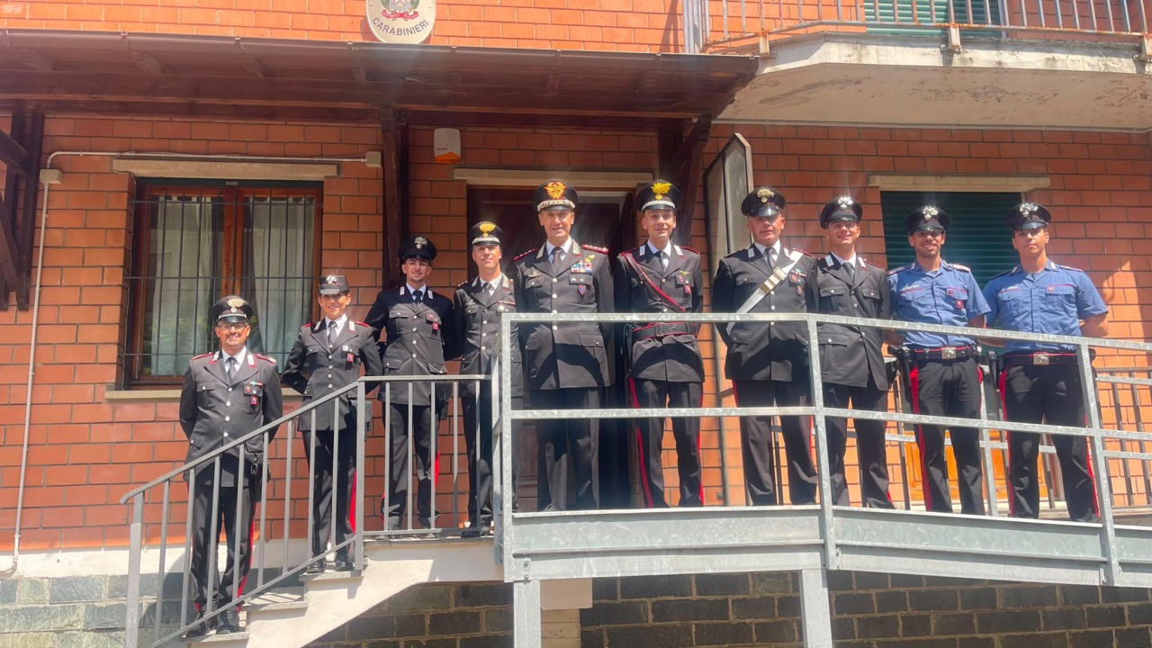 Il Comandante Interregionale in visita ai Carabinieri di Serravalle Scrivia