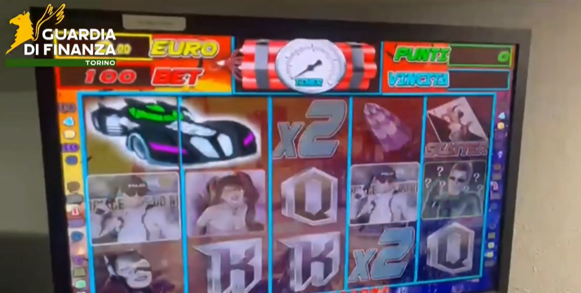 Migliaia di video-slot con i cartoons sequestrate dalla Guardia di Finanza di Torino