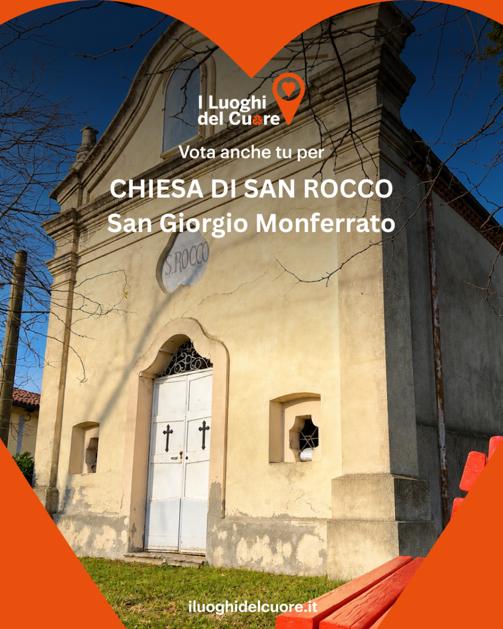 San Giorgio Monferrato, la chiesa di San Rocco candidata ai “Luoghi del Cuore” FAI