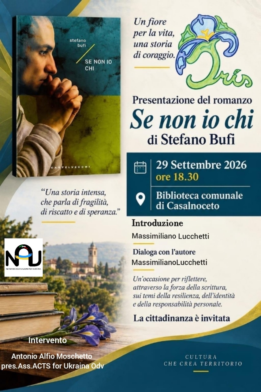 A Casalnoceto la presentazione di “Se non io chi” di Stefano Bufi