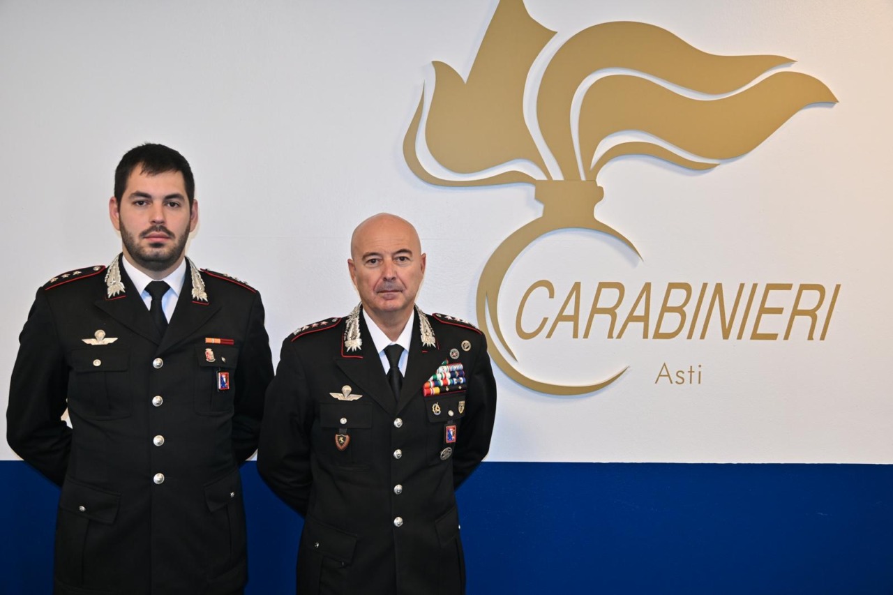 Il Capitano Alberto Santino al comando della Compagnia Carabinieri di Canelli D’Asti