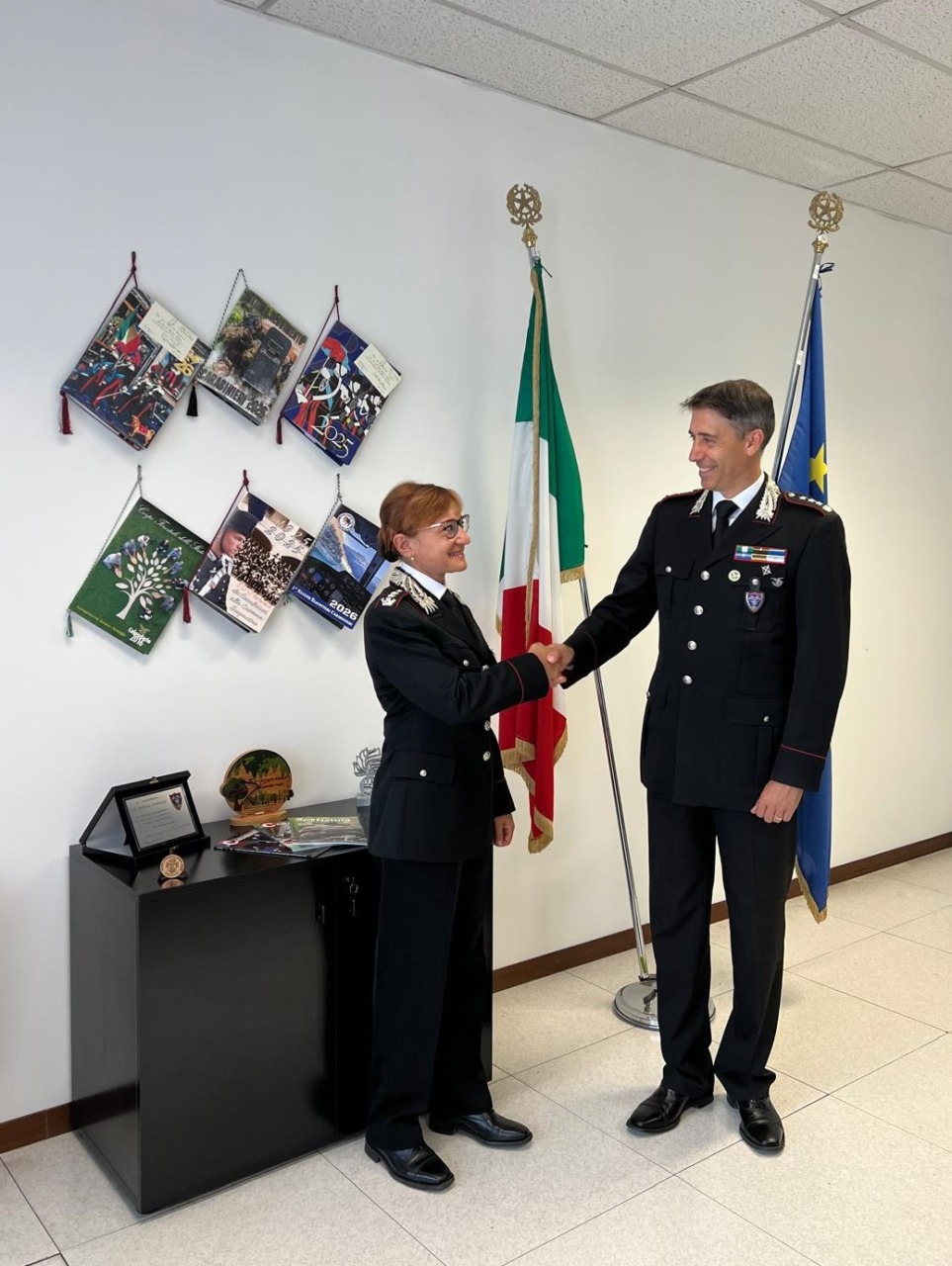 Il Tenente Colonnello Roberta Ubaldo al comando del Gruppo Carabinieri Forestale di Alessandria ed Asti