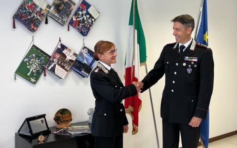 Il Tenente Colonnello Roberta Ubaldo al comando del Gruppo Carabinieri Forestale di Alessandria ed Asti