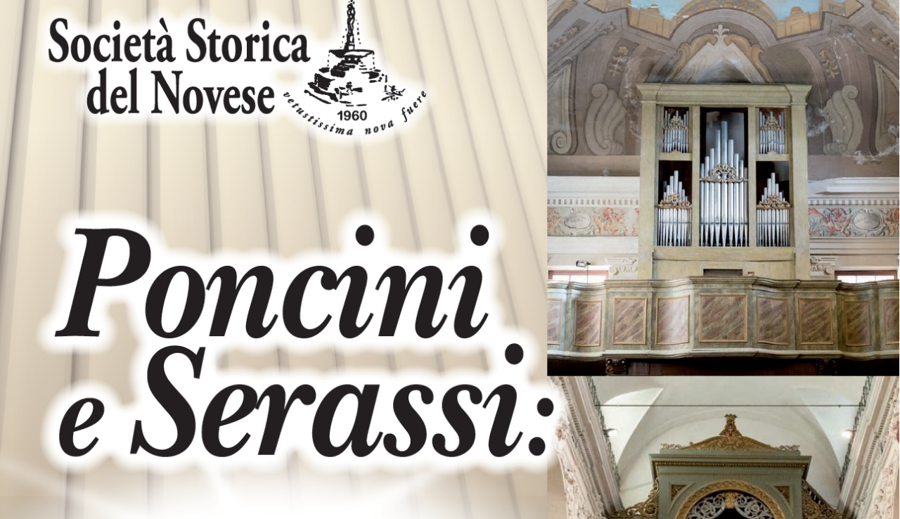 Poncini e Serassi, due appuntamenti per scoprire la storia degli organi di Novi Ligure