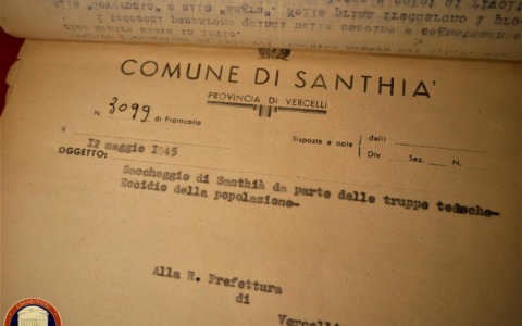 Torna all’Archivio di Stato di Torino il fascicolo sulla strage nazista di Santhià del maggio 1945
