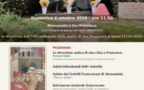 San Francesco ad Alessandria, una tradizione lunga quasi cinquant’anni