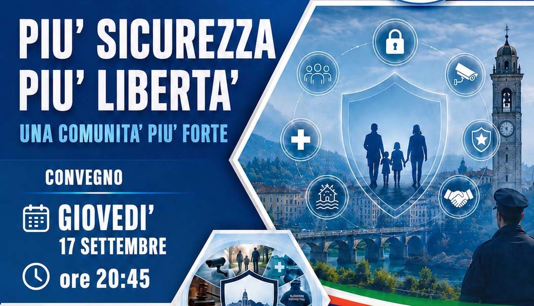 Sicurezza, l’incontro di Forza Italia giovedì ad Ovada: “Una riflessione per tutta la provincia”