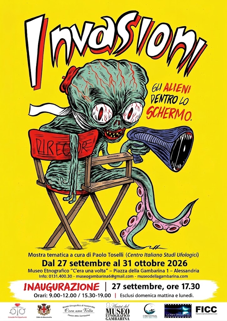 “Invasioni. Gli alieni dentro lo schermo”: ad Alessandria una mostra tra cinema e fantascienza