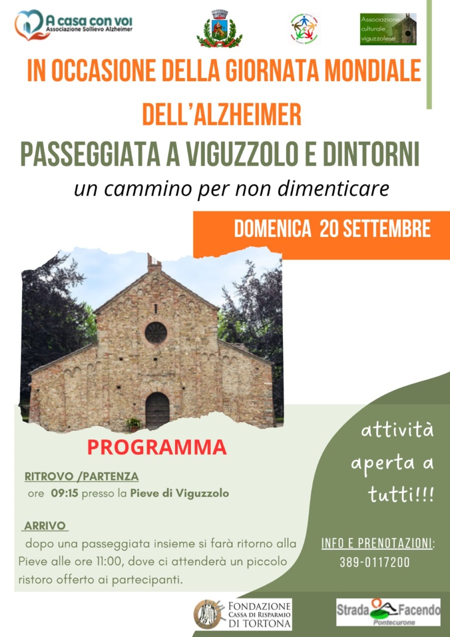 A Viguzzolo una camminata per la Giornata Mondiale Alzheimer