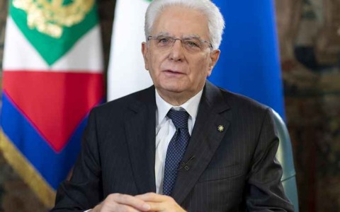 Il presidente della Repubblica Sergio Mattarella il 24 settembre a Torino