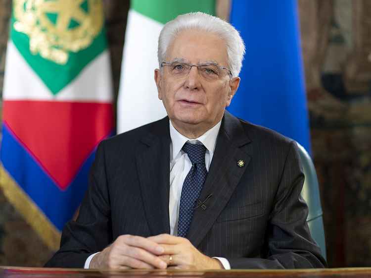 Il presidente della Repubblica Sergio Mattarella il 24 settembre a Torino