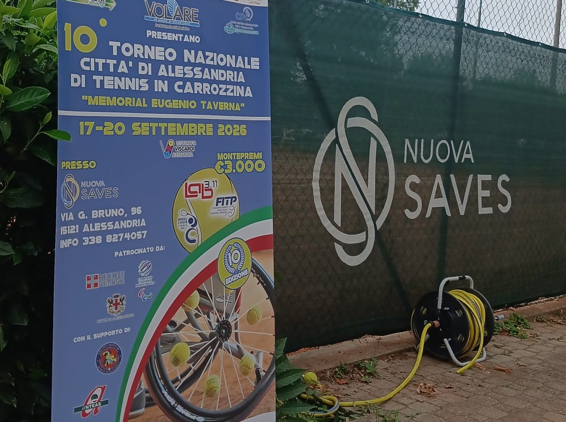 Successo per il “Città di Alessandria” di tennis in carrozzina. La prima Nova Run di Tortona