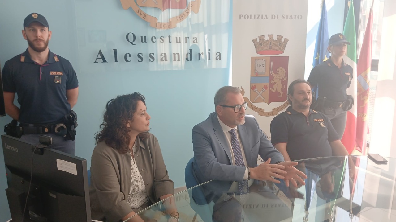 Insediamento nuovo questore di Alessandria Giuseppe Mariani