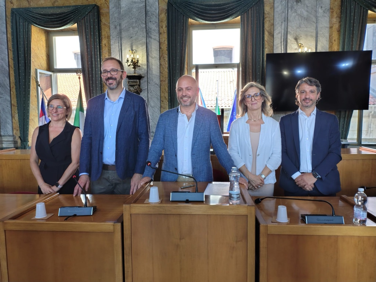 Valenza, il nuovo staff al fianco del sindaco Ballerini e della Giunta