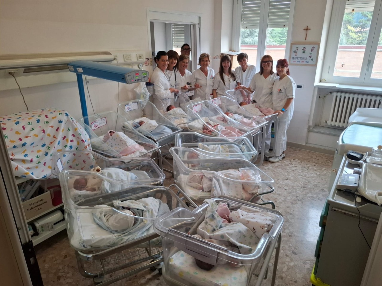 Novi Ligure, 12 bambini nati in poco più di 24 ore: cresce l’attività della Maternità