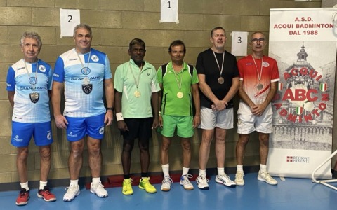 Boccardo Badminton, Scarabello e Stan secondi nel doppio Master 55 a Cortemilia