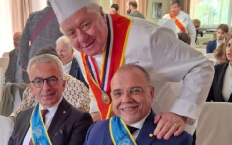 Escoffier, a Orta San Giulio nuovi discepoli: riconoscimenti a Protopapa, Bovo e Cantarella