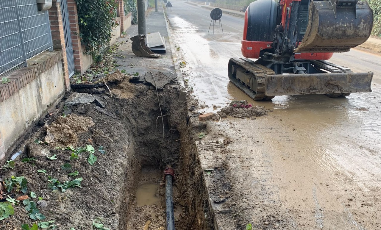 Intervento a Valle San Bartolomeo: l’erogazione dell’acqua riprenderà tra un’ora