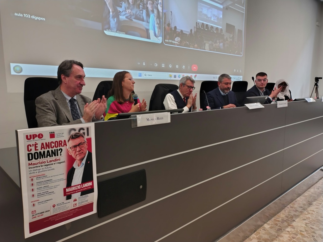 Maurizio Landini ad Alessandria: a tutto campo su disordini a Milano ed ex Ilva