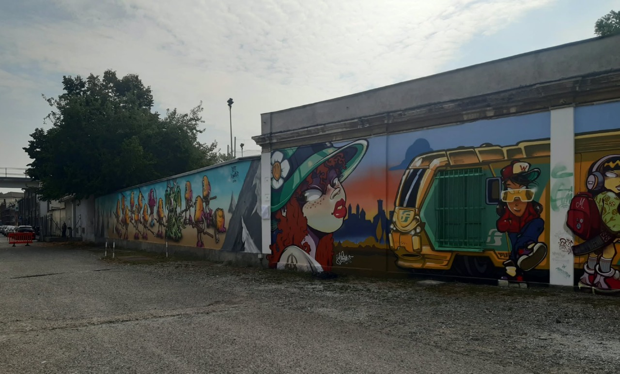 Dedicato all’inclusione il murale dell’istituto Amaldi di Novi Ligure