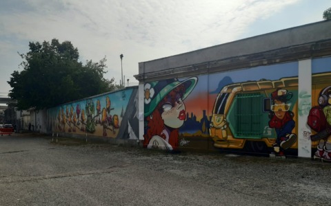 Dedicato all’inclusione il murale dell’istituto Amaldi di Novi Ligure