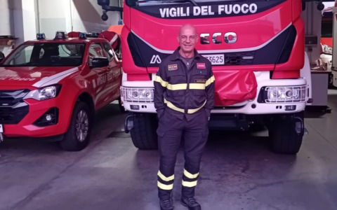 Ultimo giorno di servizio nei Vigili del Fuoco di Alessandria per Giandomenico Poggio