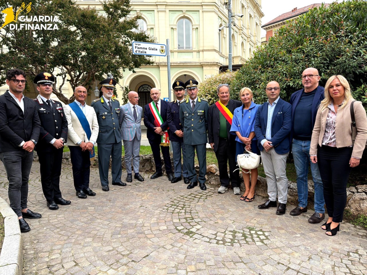 Acqui Terme intitola un’area verde “Largo Fiamme Gialle d’Italia”